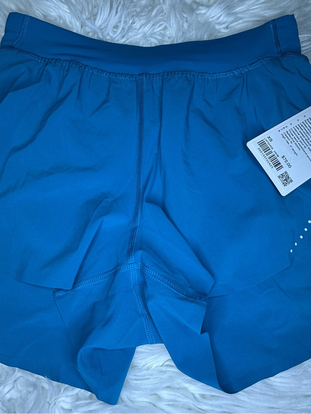 Lululemon Fast and Free High-Rise Classic-Fit Split Short 3" Sz xsmall